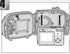 NIKON CAISSON ETANCHE WP-CP4-JUSQU-A 40 M DE PROFONDEUR - Öffnen des Gehäuses - 2