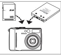 NIKON CAISSON ETANCHE WP-CP4-JUSQU-A 40 M DE PROFONDEUR - Vorbereiten der Kamera - 1