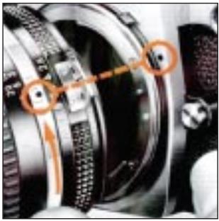 NIKON FA - BASIC OPERATION — continued MOUNTING THE LENS - 1