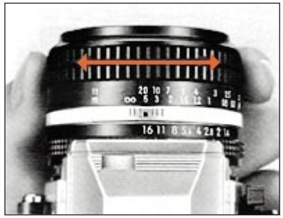 NIKON FA - BASIC OPERATION — continued FOCUSING - 1