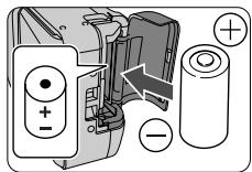 NIKON LITE TOUCH ZOOM 100W-QD - Offnen Sie die Batteriefachabdeckung. - 2