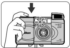 NIKON LITE TOUCH ZOOM 100W-QD - Utilisation du retardateur - 3