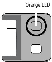 NIKON LITE TOUCH ZOOM 100W-QD - The orange LED blinks slowly: - 1