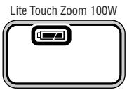 NIKON LITE TOUCH ZOOM 100W-QD - Make sure that the sufficient Battery Power indicator ( 一 _  一 ) is showing on the LCD panel. - 1