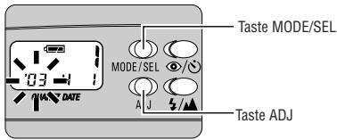 NIKON LITE TOUCH ZOOM 100W-QD - Korrigieren von Datum und Uhrzeit - 1