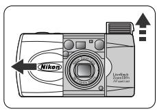 NIKON LITE TOUCH ZOOM 110S-QD - Mise en marche de l'appareil - 1