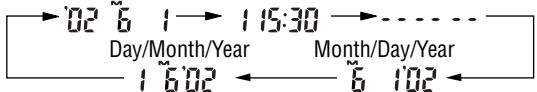 NIKON LITE TOUCH ZOOM 110S-QD - Select the date/time indicator by pressing the MODE button. - 1