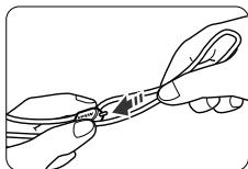 NIKON LITE TOUCH ZOOM 110S-QD - Attaching the strap - 2