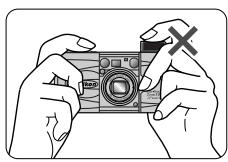 NIKON LITE TOUCH ZOOM 110S-QD - The orange LED blinks quickly: - 2