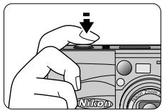 NIKON LITE TOUCH ZOOM 110S-QD - Press the shutter release button all the way down to take a picture. - 3