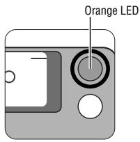 NIKON LITE TOUCH ZOOM 110S-QD - The orange LED blinks quickly: - 1