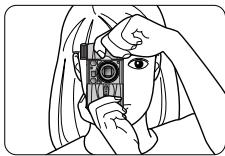 NIKON LITE TOUCH ZOOM 110S-QD - Richtiges Halten der Kamera - 2