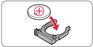 NIKON LITE TOUCH ZOOM 140ED-QD - Replacing the remote control battery - 2