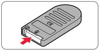 NIKON LITE TOUCH ZOOM 140ED-QD - Replacing the remote control battery - 3