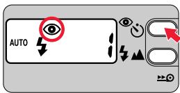 NIKON LITE TOUCH ZOOM 140ED-QD - Drücken Sie die Taste 📋, bis “💡” im LC-Display erscheint. - 1
