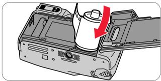 NIKON LITE TOUCH ZOOM 140ED-QD - Insert a film cartridge. - 1