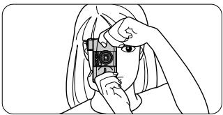 NIKON LITE TOUCH ZOOM 140ED-QD - - Maintenez fermement l'appareil. - 2