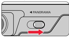 NIKON LITE TOUCH ZOOM 140ED-QD - Select the Regular or Panorama mode. - 1