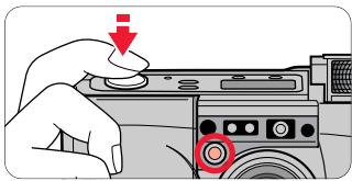 NIKON LITE TOUCH ZOOM 140ED-QD - Compose the picture, then lightly press the Shutter Release button. - 1