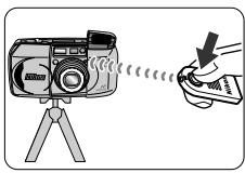 NIKON LITE TOUCH ZOOM 150ED-QD - Press the button until " 念 appears on the LCD panel. - 1