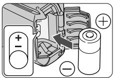 NIKON LITE TOUCH ZOOM 150ED-QD - Ouvrez le couvercle du logement de la pile. - 2