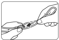 NIKON LITE TOUCH ZOOM 150ED-QD - Attaching the strap - 2
