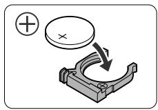 NIKON LITE TOUCH ZOOM 150ED-QD - Replacing the remote control battery - 2