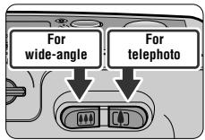NIKON LITE TOUCH ZOOM 150ED-QD - Confirm that the green LED lights up and slowly press the shutter release button all the way down. - 3