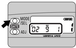 NIKON LITE TOUCH ZOOM 150ED-QD - Imprinting the date/time on pictures - 1