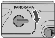 NIKON LITE TOUCH ZOOM 150ED-QD - Wahlen Sie den normalen oder Panoramaamodus mit dem Panoramaschalter aus. - 1