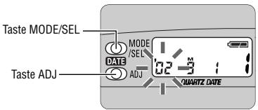 NIKON LITE TOUCH ZOOM 150ED-QD - Korrigieren von Datum und Uhrzeit - 1