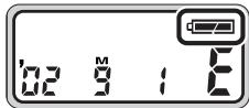 NIKON LITE TOUCH ZOOM 150ED-QD - Make sure that the sufficient Battery Power indicator ( · ) is showing on the LCD panel. - 2