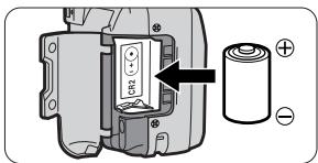 NIKON LITE TOUCH ZOOM 70W-QD - Legen Sie eine neue Batterie ein. - 1