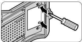 NIKON LITE TOUCH ZOOM 70W-QD - Offnen Sie den Batteriefachdeckel in der Kamerarückwand. - 1
