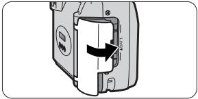 NIKON LITE TOUCH ZOOM 70W-QD - Close the battery chamber lid. - 1