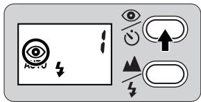 NIKON LITE TOUCH ZOOM 70W-QD - Drucken Sie die Taste 念 , bis “  ” im LC-Display erscheint. - 1