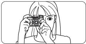 NIKON LITE TOUCH ZOOM 70W-QD - Hold the camera firmly. - 1