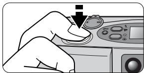 NIKON LITE TOUCH ZOOM 70W-QD - Lightly press the Shutter Release button. - 1