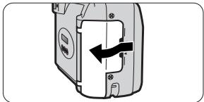 NIKON LITE TOUCH ZOOM 70W-QD - Öffnen Sie den Batteriefachdeckel. - 1