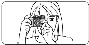 NIKON LITE TOUCH ZOOM 70W-QD - Maintenez fermement l'appareil. - 1