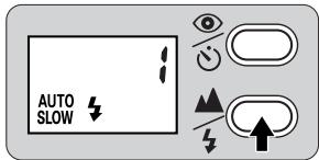 NIKON LITE TOUCH ZOOM 70W-QD - Press the button until "AUTO" appears on the LCD panel. - 1