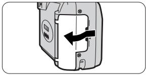 NIKON LITE TOUCH ZOOM 70W-QD - Open the battery chamber lid. - 1