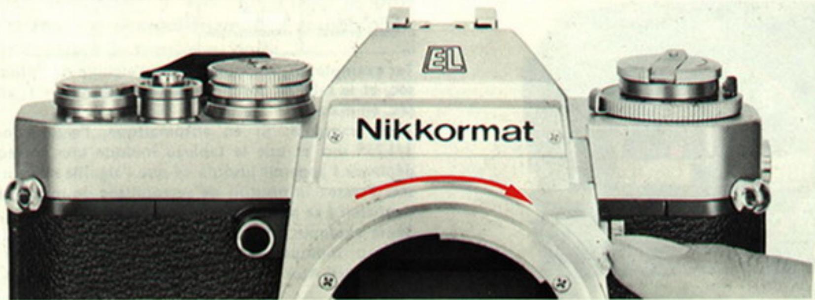 NIKON NIKKORMAT EL1 - Objectifs auto dépourvus de fourchette de couplage - 1