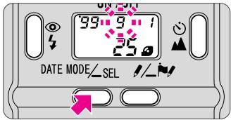 NIKON NUVIS 300 - Programmation de la date et de l'heure - 4