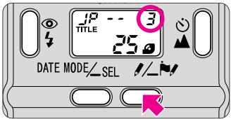 NIKON NUVIS 300 - For imprinting a title on the back of pictures: - 3