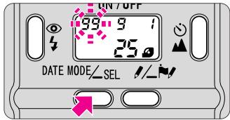 NIKON NUVIS 300 - Setting the date and time - 1