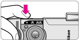 NIKON NUVIS S 2000 - Lightly press the shutter release button. - 1