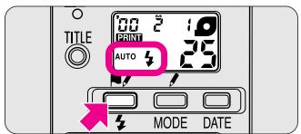 NIKON NUVIS S 2000 - Selecting the flash mode - 1