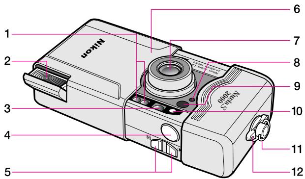 NIKON NUVIS S 2000 - Teilebezeichnungen - 1