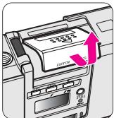 NIKON NUVIS S 2000 - Installing the battery - 1